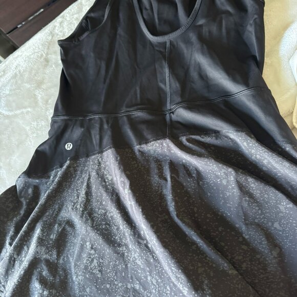 Lululemon Serene Stride Tennis Dress - Black - Size 12 - Picture 5 of 5